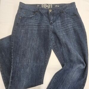 SO Authentic American Heritage Skinny Jeans Dark Wash Denim Size 17